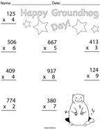 Fourth Grade Multiplication Math Worksheets - Twisty Noodle