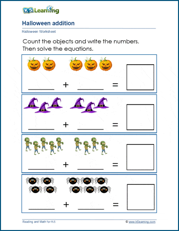 Halloween worksheets | Worsheets library