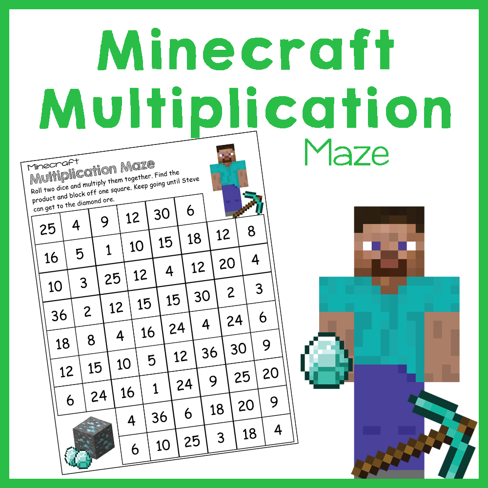 Minecraft Multiplication Mazes → Royal Baloo