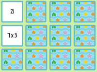 Multiplication memory game - timestables.com