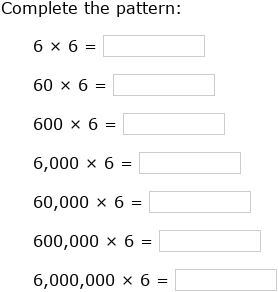 IXL | Multiplication patterns over increasing place values | 5th ...