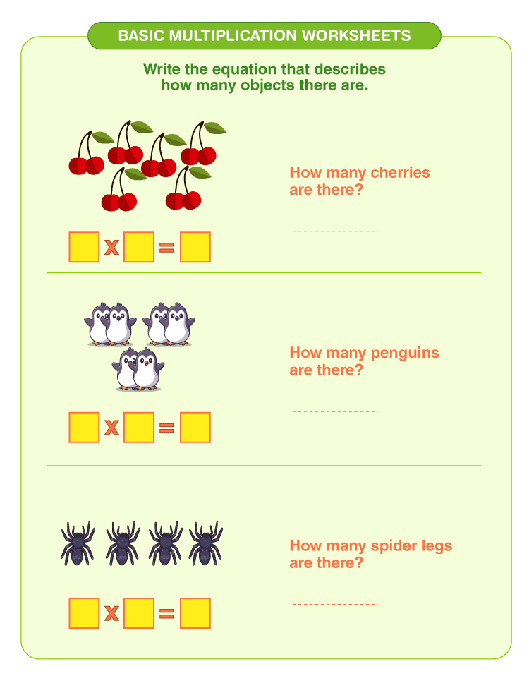 Basic Multiplication Worksheets | Download Free Printables For Kids