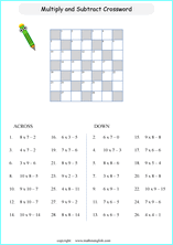 Printable and free multiplication worksheets and multiplying ...