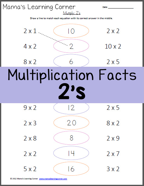 multiplication skills worksheet