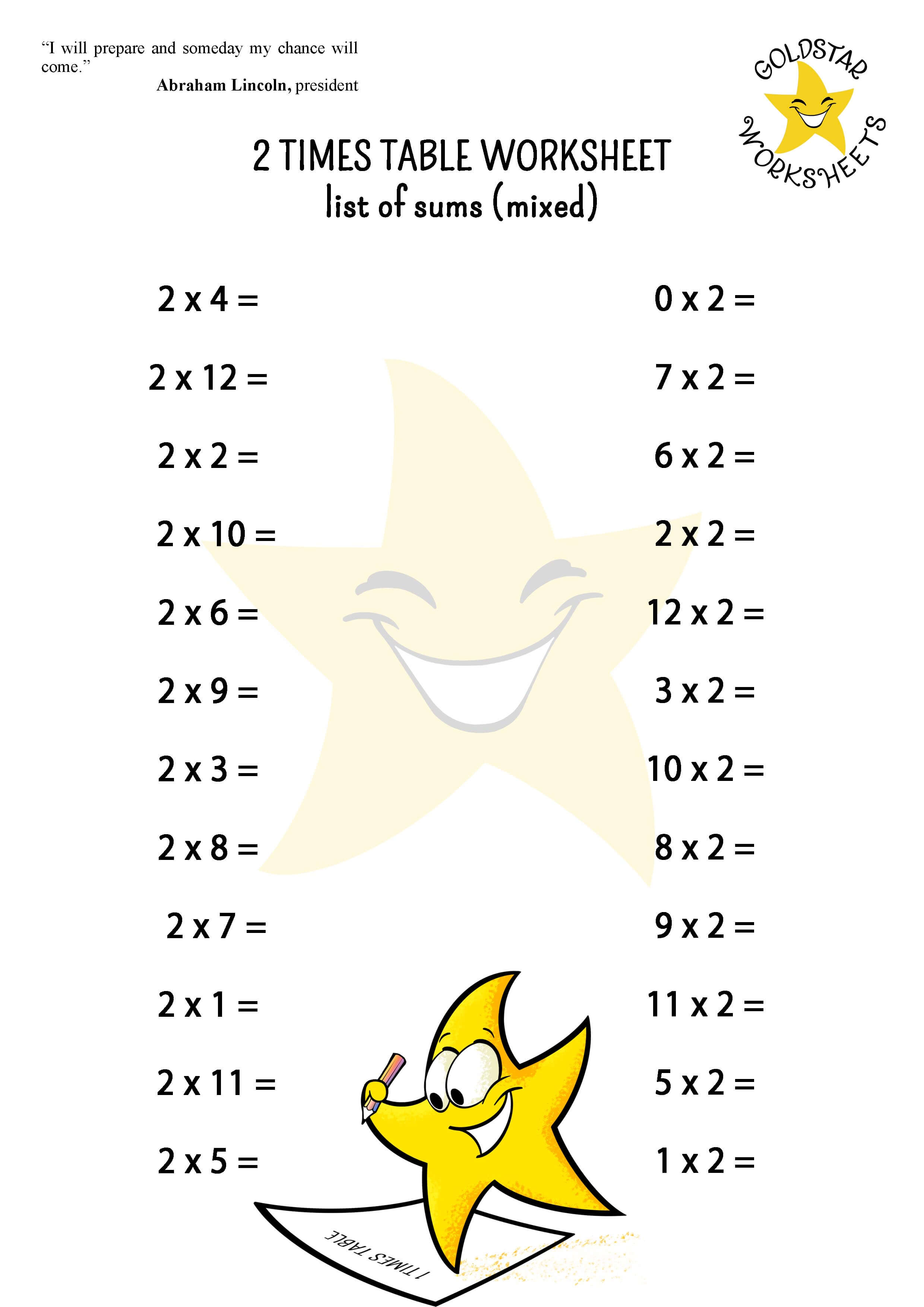 multiplication table worksheet printable pdf