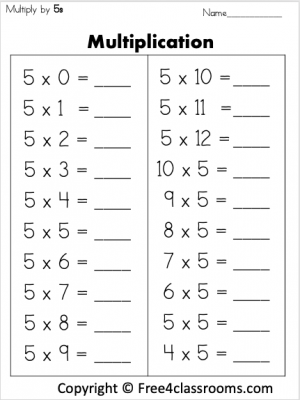 Multiplication Archives FREE and No Login - Free4Classrooms