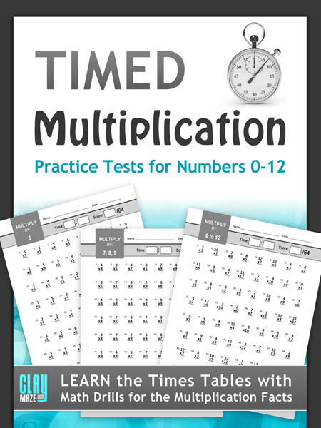 Timed Multiplication Practice Tests | Homeschool Books, Math ...