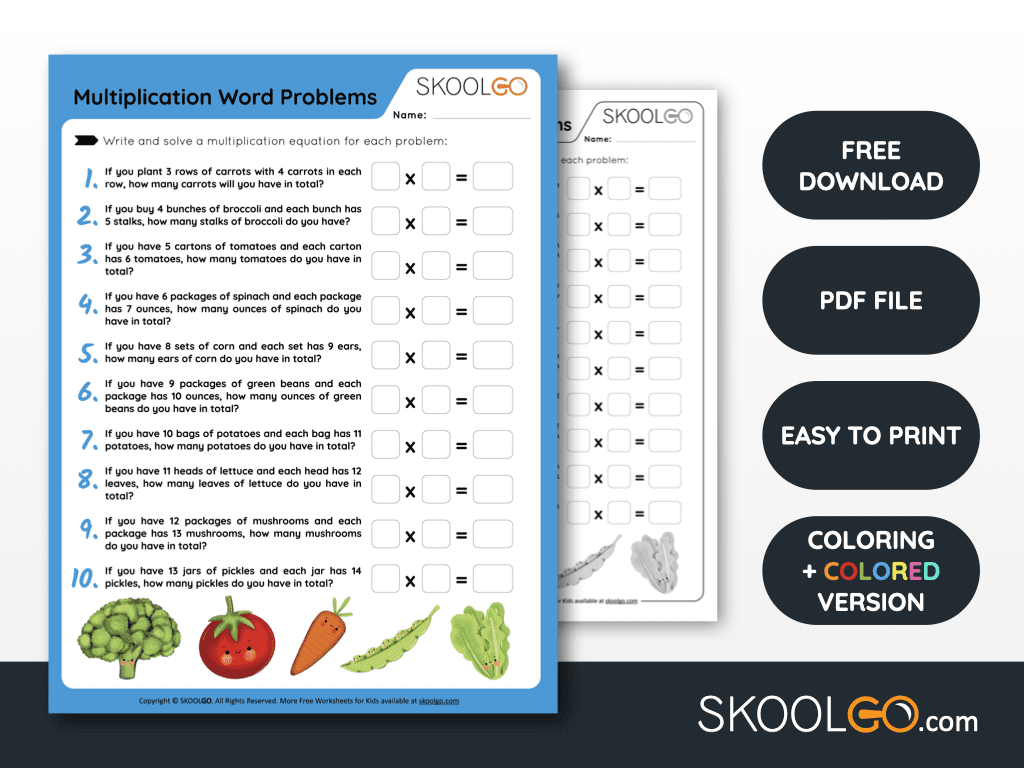 Free Printable Worksheets for 3rd Grade Kids - Page 3 of 14 - SKOOLGO