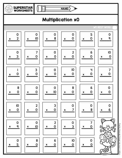 Multiplication Drills -Worksheets Library