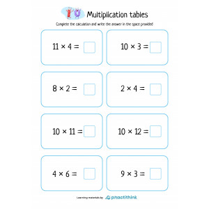 multiplication worksheet 3 4 5
