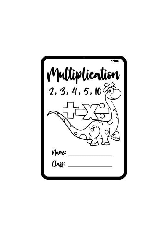 Multiplication worksheets (2,3,4,5, and 10), Hobbies &  Toys, Books ...