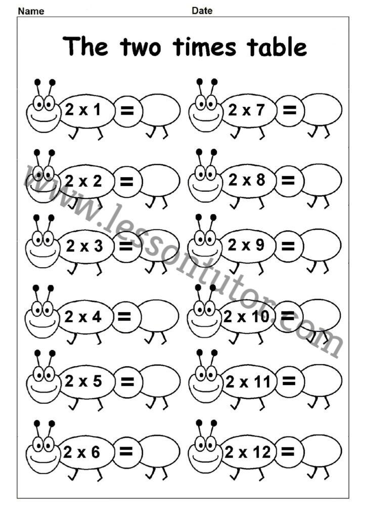 multiplication worksheet 3 4 5