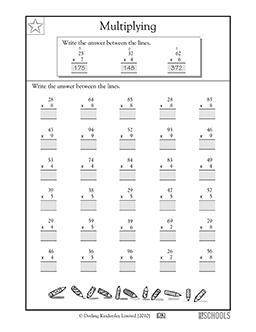 Multiplication drills, part 3 | 3rd grade, 4th grade Math ...