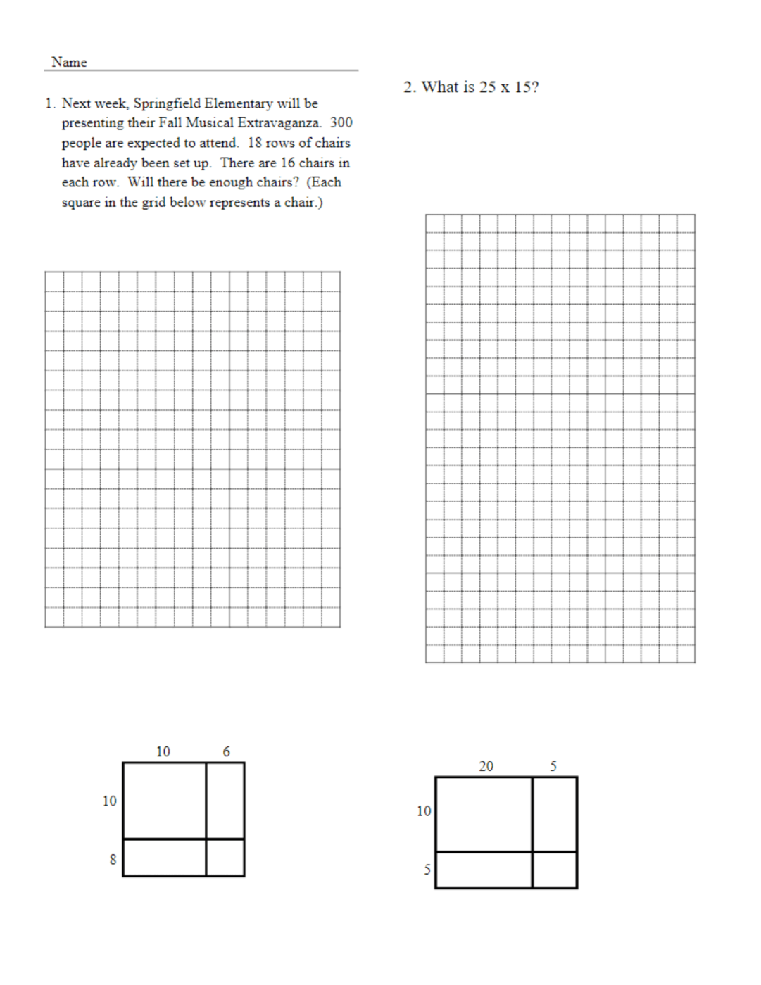 MathFactLab | 2 digit by 2 digit multiplication worksheet with ...