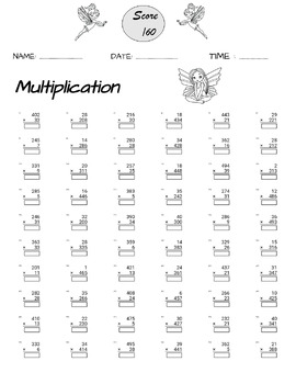 Multiplication and Division Worksheets Within 500, 3rd Grade Math ...