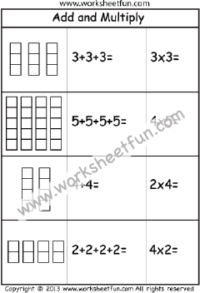 Multiplication / FREE Printable Worksheets - Worksheetfun / Page 3
