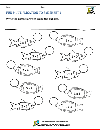 multiplication worksheet fun