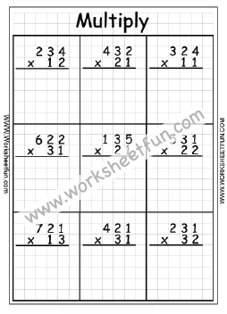 Multiplication Worksheets / FREE Printable Worksheets - Worksheetfun
