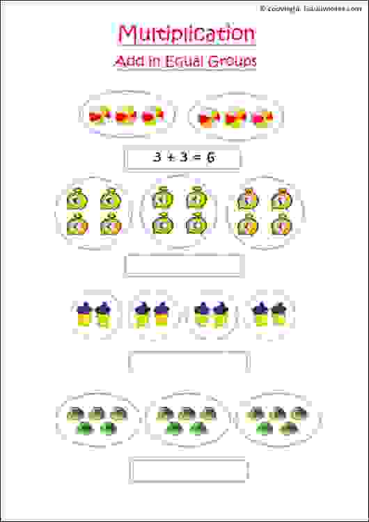 multiplication worksheets for class 1 - EStudyNotes