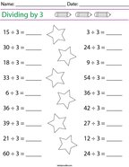 Third Grade Math Worksheets - Twisty Noodle