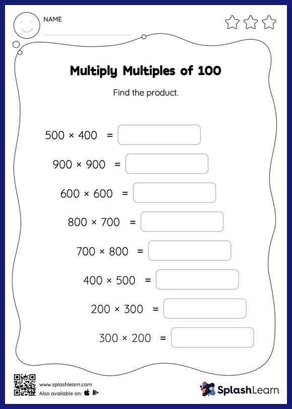 multiplication worksheet grade 3