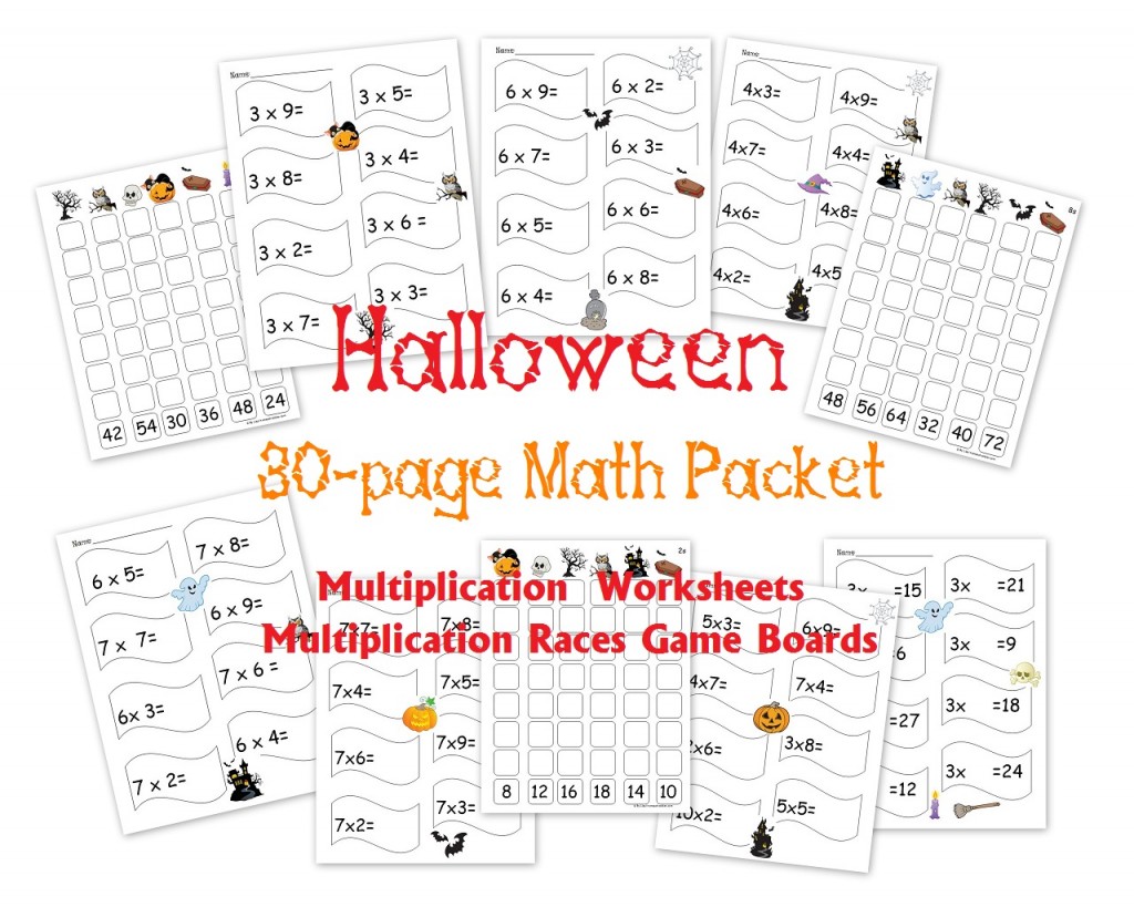 Halloween Color by Number -Worksheets Library