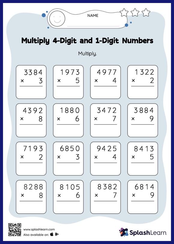multiplication worksheet multiply by 5