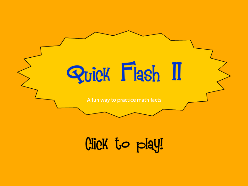 Play Quick Flash II - Multiplication.com
