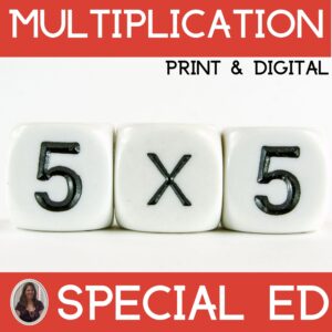 Multiplication Unit for Special Education PRINT AND DIGITAL ...