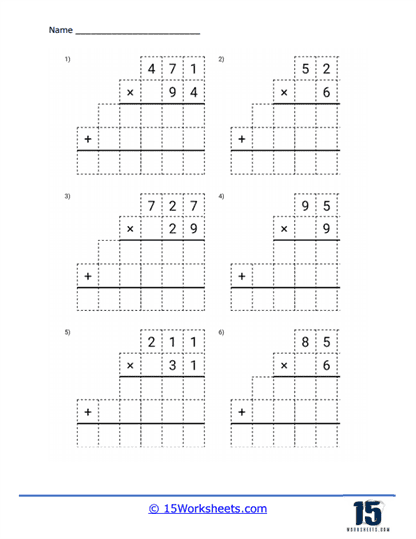 2 digit by 3 digit Multiplication Worksheets - 15 Worksheets Library