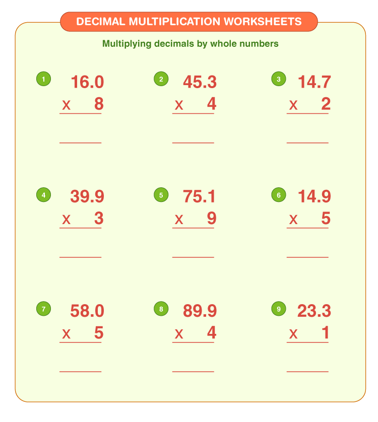 multiplying and dividing decimals worksheet pdf