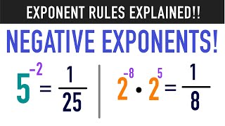 multiplying and dividing exponents with negative