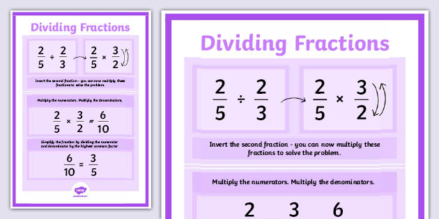 multiplying and dividing fractions lessons