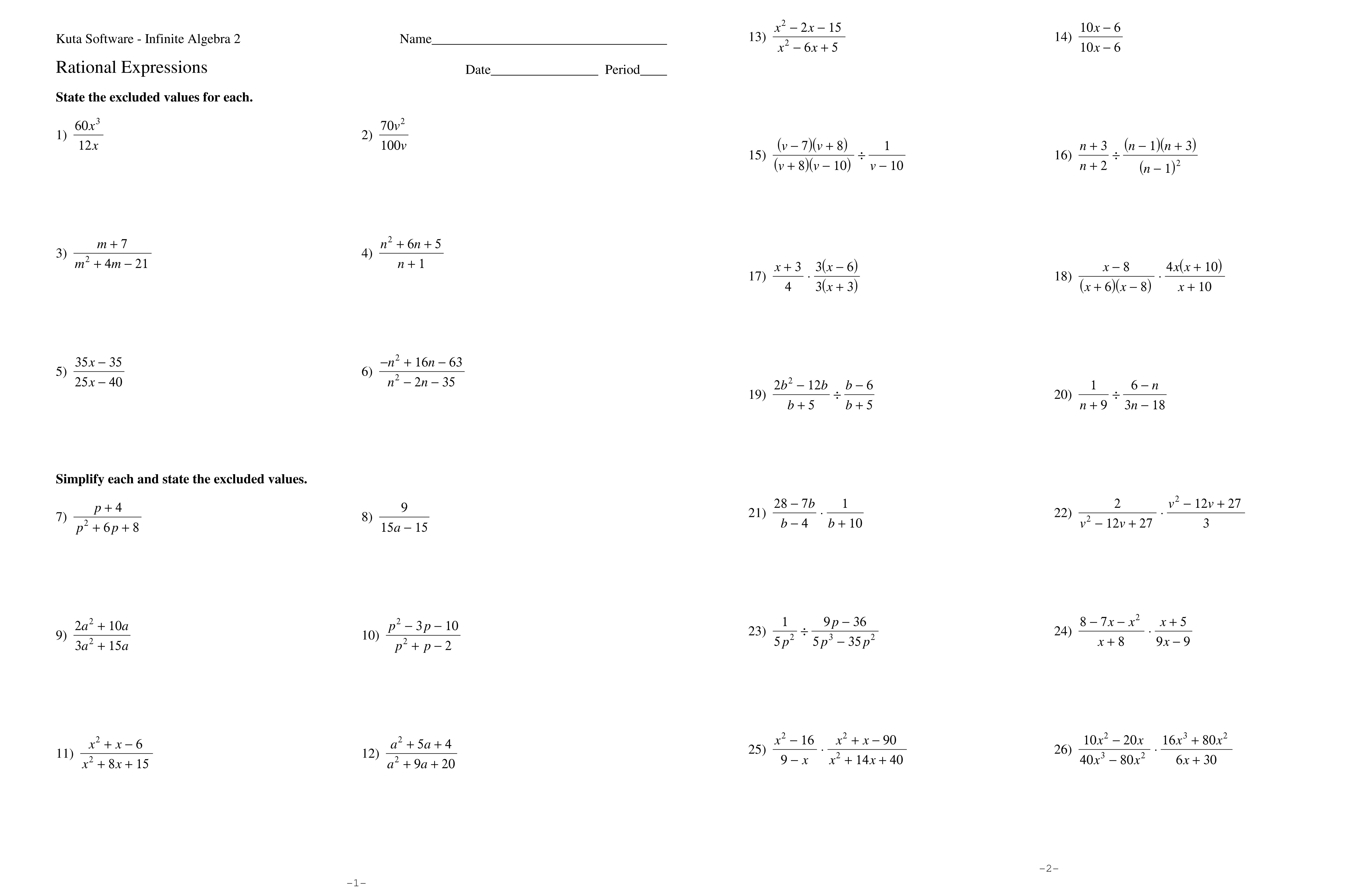 multiplying and dividing rational expressions worksheet answers