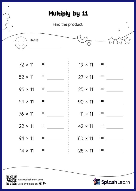 Times Tables Worksheets for 4th Graders Online - SplashLearn | Page 2
