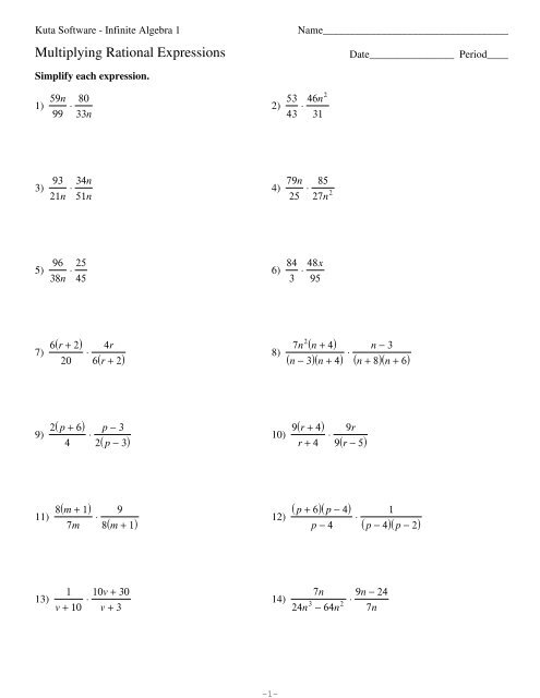 multiplying dividing rational expressions worksheet