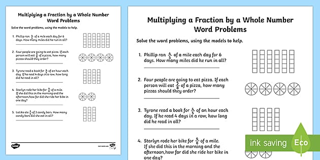 multiplying fractions word problems worksheet 5th grade