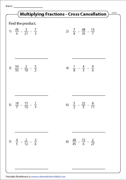 multiplying fractions worksheet free