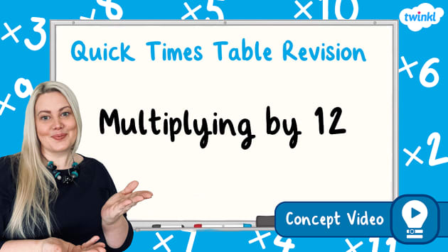 FREE! - ? Multiplying by 12 | KS2 Maths Concept Video