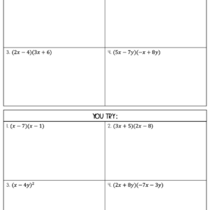 Multiplying Polynomials Worksheets - Math Monks - Worksheets Library