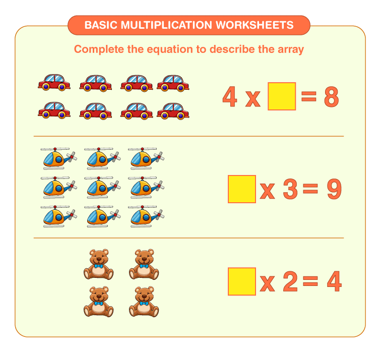 Basic Multiplication Worksheets | Download Free Printables For Kids
