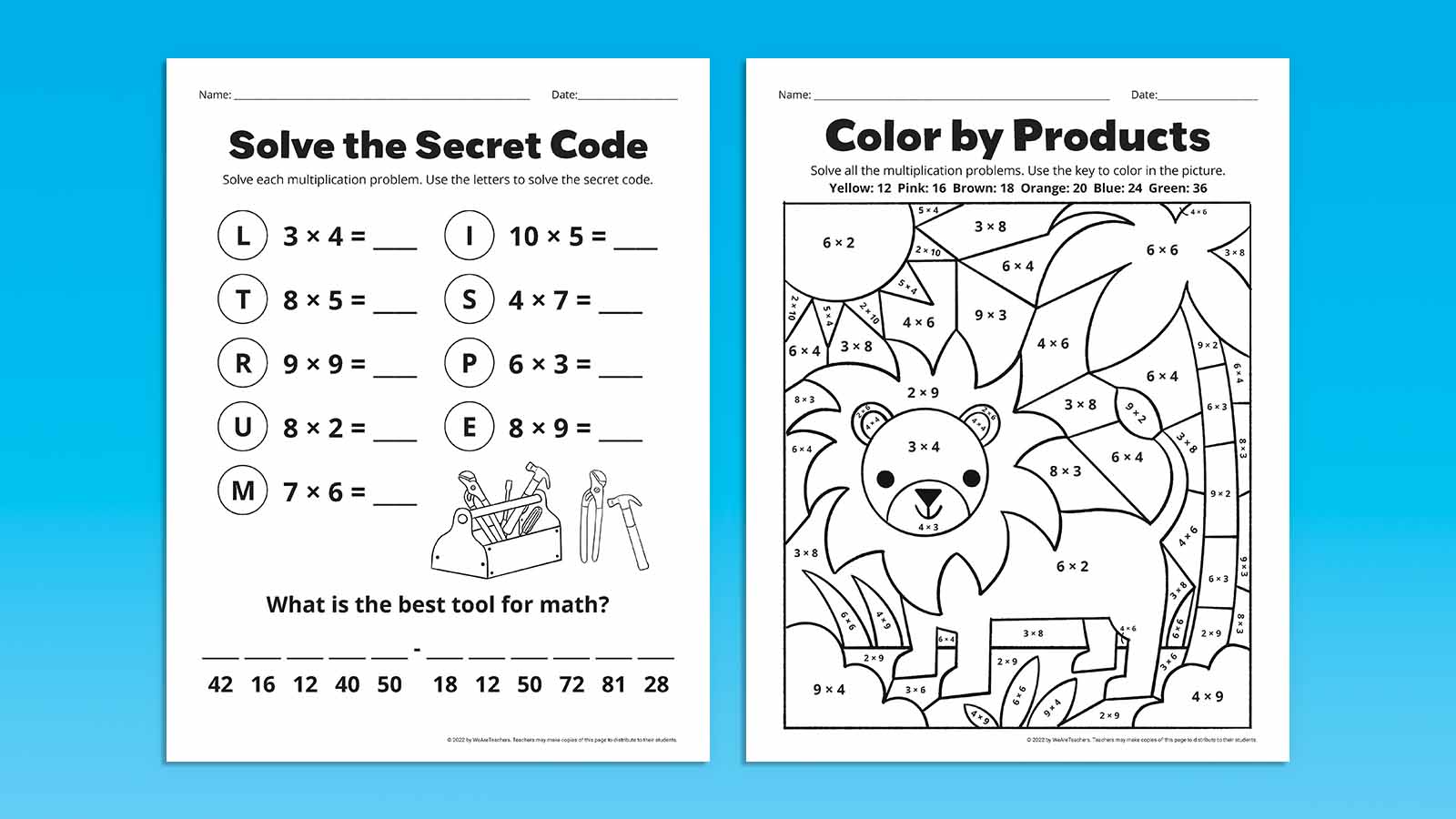 Multiplication Worksheets: Get a Free Bundle of 11 Practice Pages