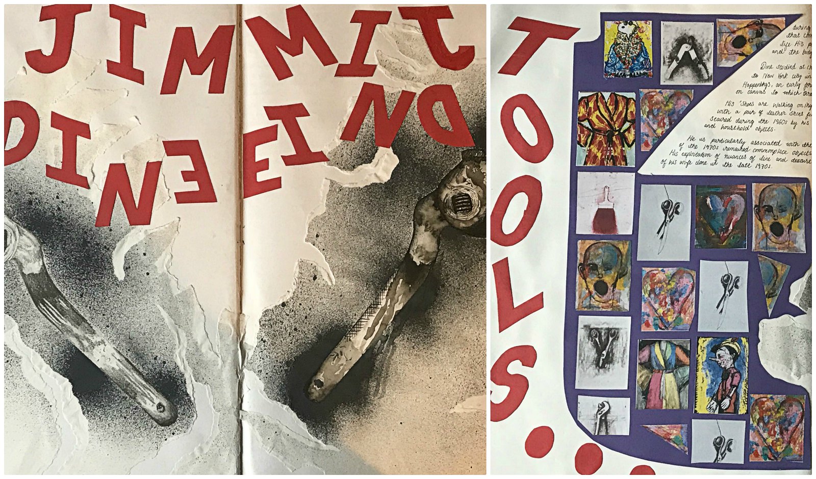 Jim Dine Worksheet (2018) | Mixed Media | Moe Nicole Murray | Flickr