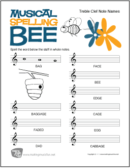 Music Theory Worksheets and More | MakingMusicFun.net