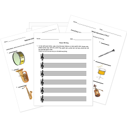 music history worksheet for middle school