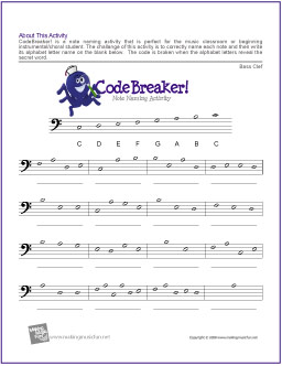 music note name worksheet