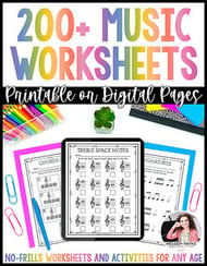 Music Theory and Activity Worksheets (Digital Res | J.W. Pepper ...
