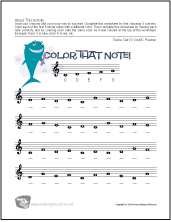 music theory worksheet for middle school