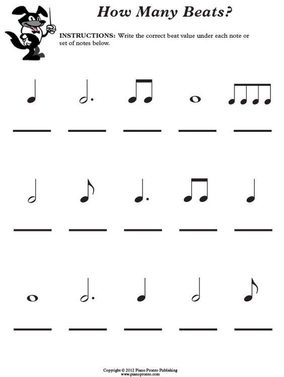 Pin by Piccolo Morgan on Music room | Music worksheets, Music ...