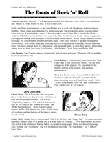 music worksheet middle school